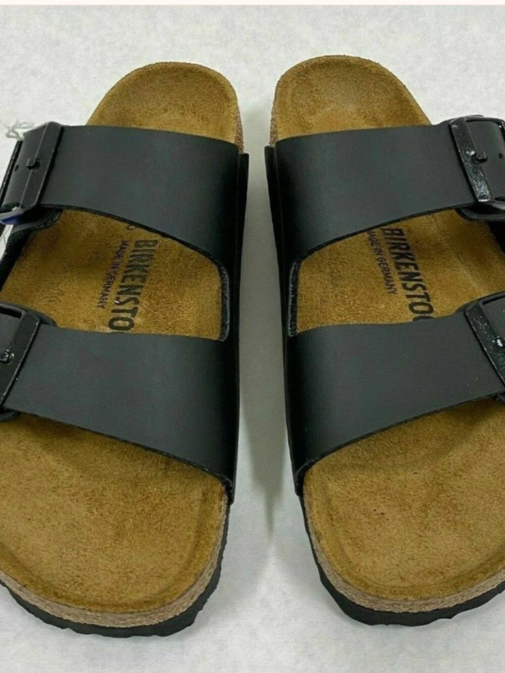 Birkenstock Arizona Black Birko-Flor Narrow Width Sandals